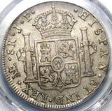 1804 NGC AU 53 Peru 8 Reales Charles IV Lima Mint Colonial Spain Silver Coin (25041903C)