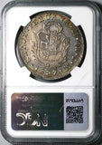 1827 NGC AU Peru 8 Reales Lima Mint Standing Liberty Silver Coin (24072301D)