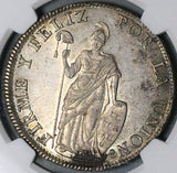 1832-C NGC AU 55 Peru Cuzco 8 Reales Standing Liberty Silver Coin (20040703D)