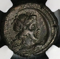 236 NGC Ch VF Maximus Caesar Egypt Alexandria Tetradrachm Selene Bust Pedigree (25020404C)