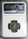 236 NGC Ch VF Maximus Caesar Egypt Alexandria Tetradrachm Selene Bust Pedigree (25020404C)