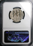 82 NGC XF Domitian Cistophorus Ephesus Roman Empire Aquila Standards (24052701C)