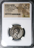 82 NGC XF Domitian Cistophorus Ephesus Roman Empire Aquila Standards (24052701C)