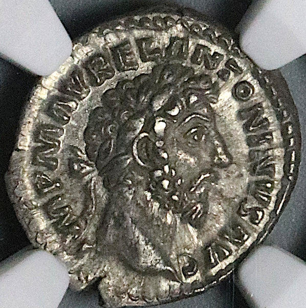 161 Ngc Ch Xf Marcus Aurelius Denarius Roman Empire Providentia (23082 