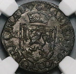 1557 NGC XF 45 Scotland Queen Mary Scots Plack 4 Pence Coin POP 1/2 (24061301C)