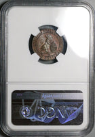 1870 OM NGC MS 64 Spain 2 Centimos Provisional Government Coin (24111002C)