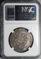 1640 NGC AU 50 Charles I 1/2 Crown Great Britain England Coin POP 2/0 (25012301C)