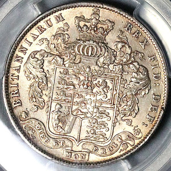 1826 PCGS AU 55 George IV Half 1/2 Crown Great Britain Silver Coin (23 –  Caesar's Ghost Numismatics