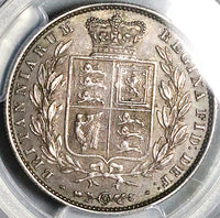 1846 PCGS AU 50 Victoria 1/2 Crown Great Britain Sterling Silver Coin (25020903C)