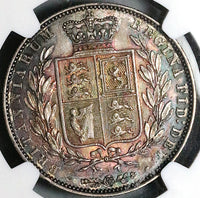 1850 NGC AU 53 Victoria 1/2 Crown Great Britain Sterling Silver Coin (25022306C)