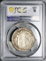 1908 PCGS AU 50 Edward VII 1/2 Crown Great Britain Rare Silver Coin (25021802C)