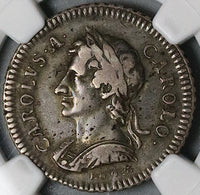 1665 NGC VF 30 Charles II Pattern Silver Farthing Great Britain Coin (24061703D)