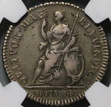 1665 NGC VF 30 Charles II Pattern Silver Farthing Great Britain Coin (24061703D)