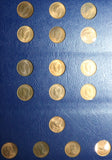 1902-1956 Great Britain farthing Whitman Album 61 Dates Complete Coin Date Set (24070401R)