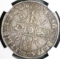 1673/2 NGC VF 30 Charles II Crown Rare England Great Britain Overdate Silver Coin POP 2/2 (24051502C)