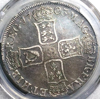 1703 PCGS VF Anne Vigo Crown Great Britain England Treasure Coin (24120801D)