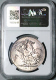 1902 NGC MS 63 Great Britain Edward VII Crown 256k Dragon Silver Coin (24100601D)