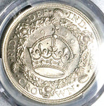 1929 PCGS MS 64 George V Crown Great Britain 5k Minted Silver Coin (24110603C)