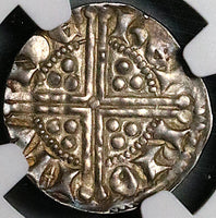 1250 NGC MS 62 Henry III England Long Cross Penny Silver Coin S-1367A POP 3/0 (24082404C