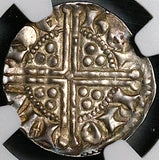 1250 NGC MS 62 Henry III England Long Cross Penny Silver Coin S-1367A POP 3/0 (24082404C