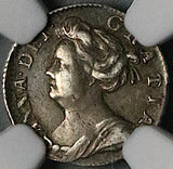 1703 NGC XF 40 Anne Penny Great Britain Rare Maundy Sterling Silver Coin (25010201C)