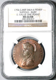 1794 NGC MS 66 Cornwallis Suffolk Bury Conder Penny Token Coin D&H 4 POP 2/0 (16012401D)