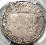 1554 PCGS VF 20 Mary Philip II Shilling Britain England Silver Coin POP 1/2 (24111202C)