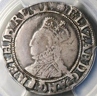 1584 PCGS VF 25 Elizabeth I Shilling Britain England Coin POP 1/4 (24090101C)