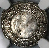 1567 NGC VF 25 Elizabeth I 2 Pence 1/2 Groat Great Britain Hammered Tudor Unpublished MIntmark SIlver Coin POP 1/0 (24062901C)