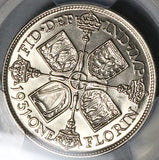 1931 PCGS MS 64 Florin George V Great Britain 2 Shillings Silver Coin (23111503C)