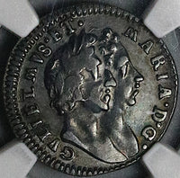 1691 NGC VF 25 William Mary 4 Pence Great Britain Rare Silver Coin POP 1/1 (24121903C)