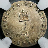 1792 NGC AU George III Great Britain 4 Pence Groat Wire Money Silver Coin (24122801D)