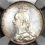 1892 NGC MS 65 Victoria Maundy 4 Pence Great Britain Groat Sterling Silver Coin (24052101C)