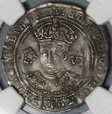 1551 NGC XF Edward VI 6 Pence Britain Hammered Boy King Silver Coin (24120501C)