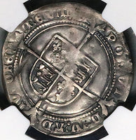 1551 NGC XF Edward VI 6 Pence Britain Hammered Boy King Silver Coin (24120501C)