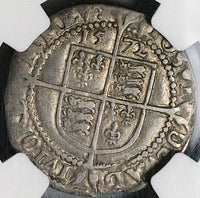 1572 NGC XF 40 Elizabeth I 6 Pence Hammered England Great Britain Silver Coin (25011401C)