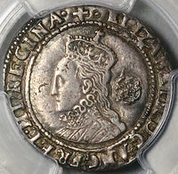 1578 PCGS XF 45 Elizabeth I 6 Pence England Great Britain Silver Coin POP 1/1 (24111204C)