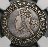 1579 NGC VF 35 Elizabeth I 6 Pence England Great Britain Silver Coin S-2572 (23062001C)