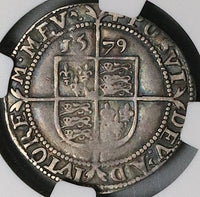 1579 NGC VF 35 Elizabeth I 6 Pence England Great Britain Silver Coin S-2572 (23062001C)