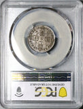 1677 PCGS AU Charles II 6 Pence Great Britain Sterling Silver Coin S-3382 (24091201D)