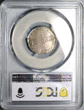 1697 PCGS MS 63 William III 6 Pence Great Britain England 3rd Bust Silver Coin (25011902C)