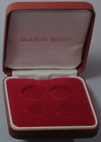 1963 Maundy Coin Red Case No Coins Elizabeth II Box Great Britain (25012401R)