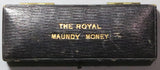 1880s 1890s Maundy Coin Brown Case No Coins Spink Box Great Britain (25012202R)