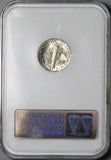 1943-P NGC MS 66 Mercury Dime Full Bands Fattie Holder Silver Coin (24102001D)