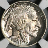 1913-P NGC AU 58 Type 2 Buffalo Nickel 5 Cents United States Coin (24102702C)