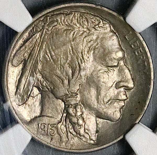 1913-D NGC MS 62 Type 1 Buffalo Nickel 5 Cents United States Coin (24103001C)