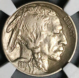 1915-P NGC AU 58 Buffalo Nickel 5 Cents United States Coin (24102704C)