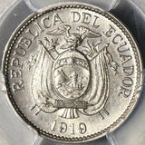 1919 PCGS MS 63 Ecuador 5 Centavos 3 Berries Variety Coin (17122102D)