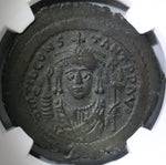 578 NGC Ch XF Tiberius II Constantine Byzantine Empire Follis Superb (21082902C)
