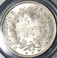 1873-A PCGS MS 65 France Silver 5 Francs Hercules Group Silver Coin (17042701D)